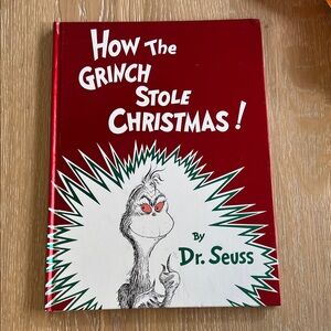 🎄💚CLASSIC BOOK “HOW THE GRINCH STOLE CHRISTMAS” DR SEUSS💚🎄